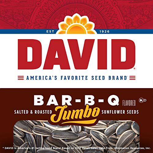 David Roasted And Salted Bar-B-Q Jumbo Sunflower Seeds, Keto Fri