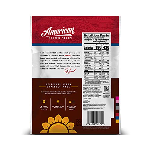 David Roasted And Salted Bar-B-Q Jumbo Sunflower Seeds, Keto Fri
