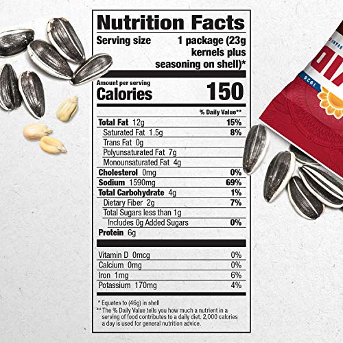 David Roasted And Salted Bar-B-Q Sunflower Seeds, 1.625 Oz, 12 Pack
