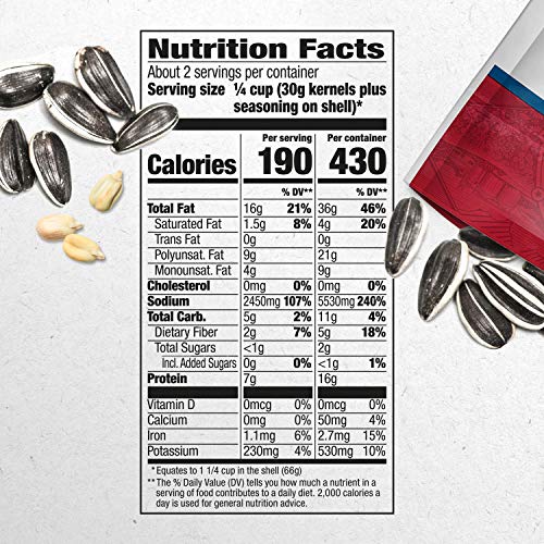 David Roasted And Salted Cracked Pepper Jumbo Sunflower Seeds, K