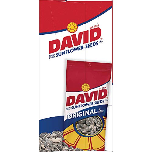 David Roasted And Salted Original Sunflower Seeds, Keto Friendly