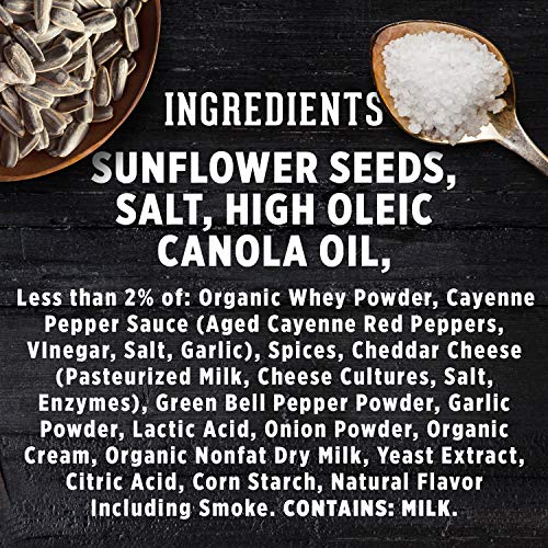 David Roasted And Salted Spicy Queso Jumbo Sunflower Seeds, Keto