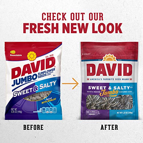 David Seeds Roasted And Salted Sweet And Salty Jumbo Sunflower S