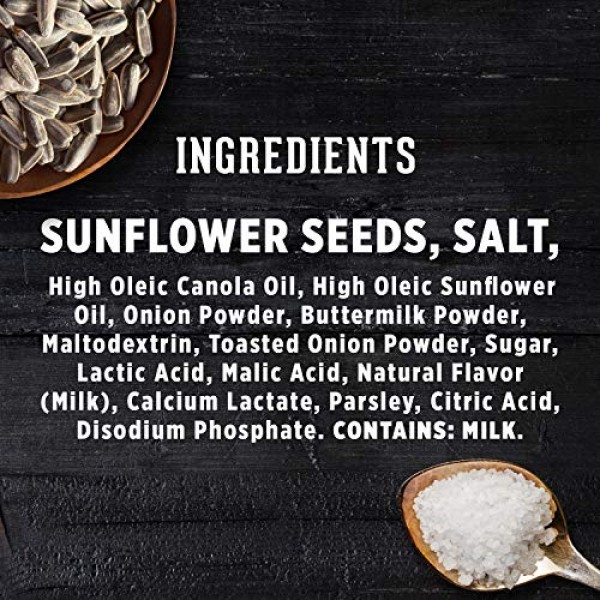 DAVID Sour Cream & Onion Jumbo Sunflower Seeds, Keto Friendly, 5...
