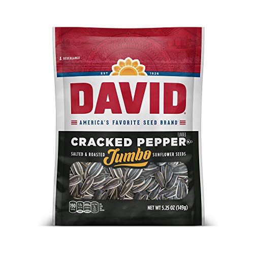David Seeds Roasted And Salted Cracked Pepper Jumbo Sunflower Se