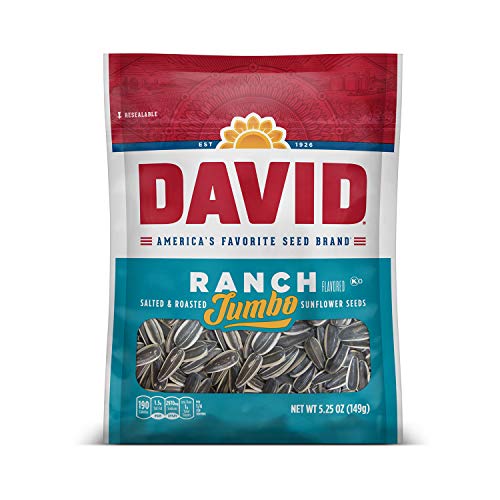 David Seeds Roasted And Salted Ranch Jumbo Sunflower Seeds, Keto
