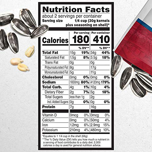 DAVID Seeds Roasted and Salted Bacon Mac & Cheese Jumbo Sunflowe...