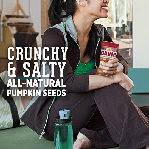 David Seeds Roasted And Salted Pumpkin Seeds, 2.25 Oz, 12 Pack