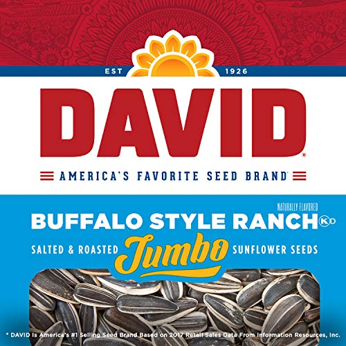 David Roasted And Salted Buffalo Style Ranch Jumbo Sunflower See
