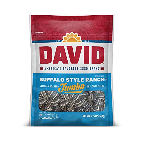 David Roasted And Salted Buffalo Style Ranch Jumbo Sunflower See