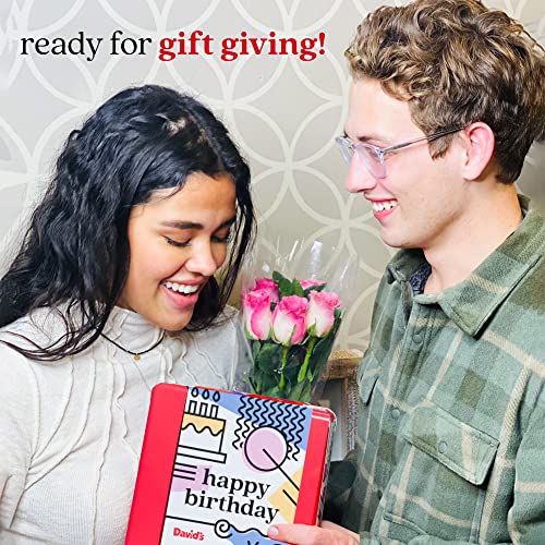 David’s Cookies Happy Birthday Gift for Everyone – 1Lb Butter Pe...
