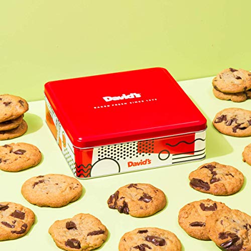 Davids Cookies 12 Fresh Baked Cookies Gourmet Gift Basket, Choc