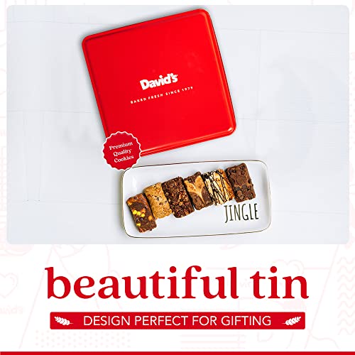 David’S Cookies Assorted Brownies &Amp; Crumb Cake Tin – Delicious,