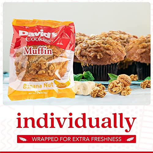 DAVIDS COOKIES Banana Nut Muffin | Freshly Baked Muffins With I...