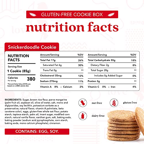 Davids Cookies gluten-free Snickerdoodle Cookies 9-pack - Gourm...