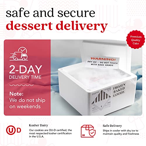 Davids Cookies Layered Carrot Cake 10 - Pre-sliced 14 pcs. Fre...