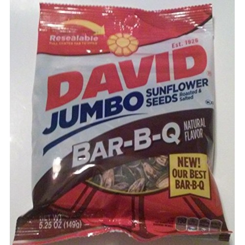 David Jumbo Sunflower Seeds, 5.25 Oz, Variety Bundle Pack Pack