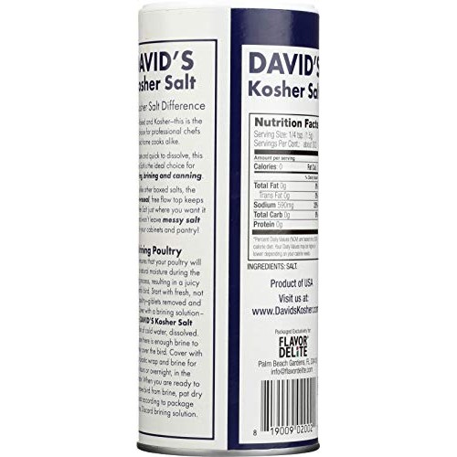 Davids Salt Kosher, 16 Oz