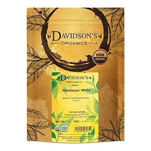 Davidsons Organics, Himalayan White, Loose Leaf Tea, 16-Ounce Bag