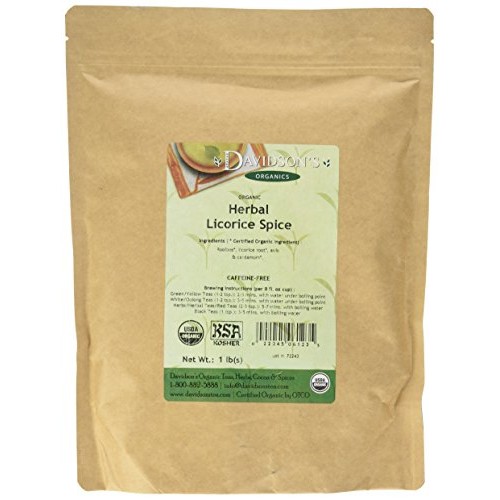 Davidsons Tea Bulk, Herbal Licorice Spice, 16 Ounce