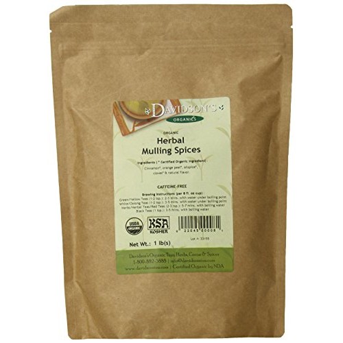 Davidsons Tea Bulk, Loose Mulling Spice, 16-Ounce Bag