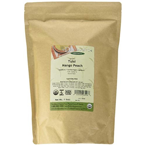 Davidsons Tea Bulk, Tulsi Mango Peach, 16 Ounce
