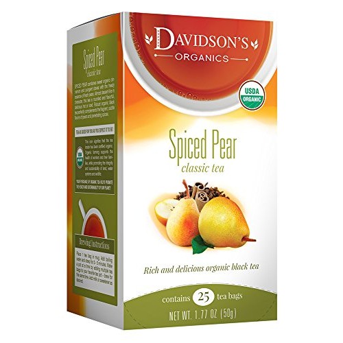 Davidsons Tea Spiced Pear, 25 Count Tea Bag