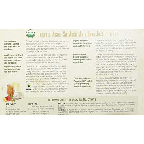 Davidsons Tea Tulsi Pure Leaves, 100-Count Tea Bags