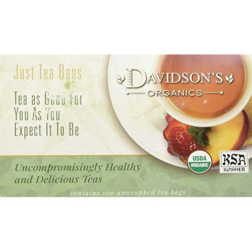 Davidsons Tea Tulsi Pure Leaves, 100-Count Tea Bags