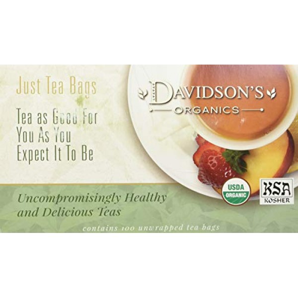Davidsons Tea Tulsi Pure Leaves, 100-Count Tea Bags