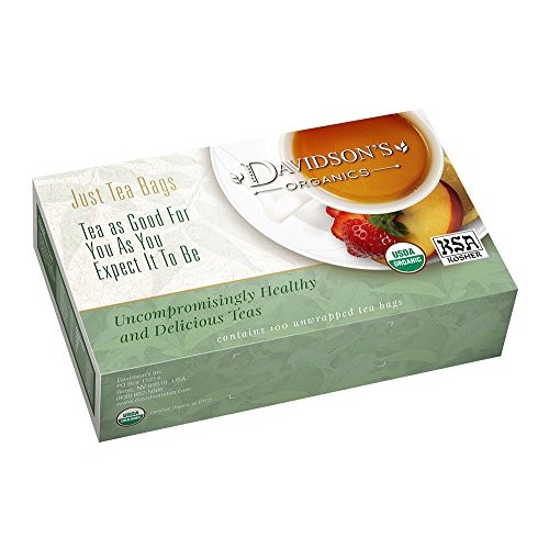 Davidsons Tea White Orange With Clove, 100-Count Tea Bags