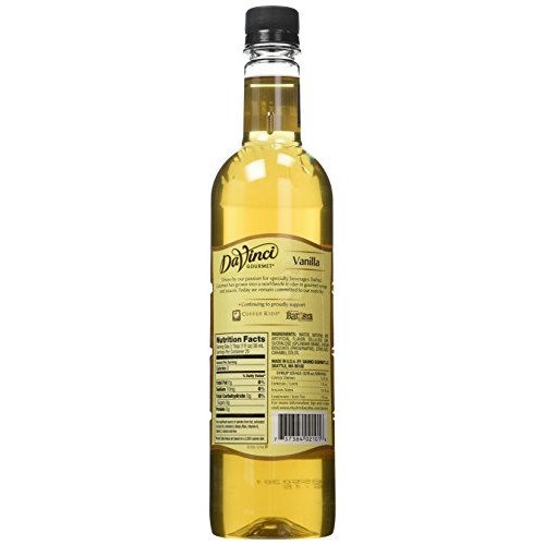 Da Vinci Sugar Free Original Vanilla Syrup, 750 Ml