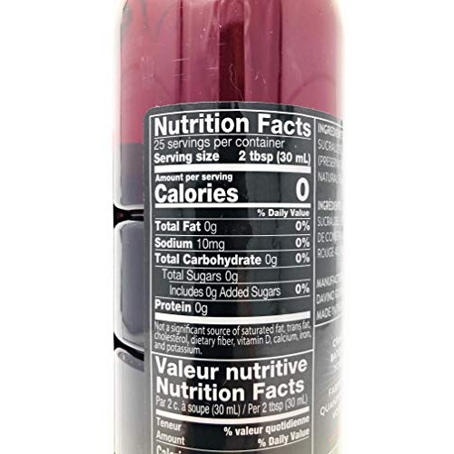Davinci Gourmet 13352 Davinci Sugar Free Flavor Syrup - 750Ml Pl