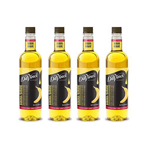 Davinci Gourmet Classic Banana Syrup, 25.4 Fl Oz Pack Of 4