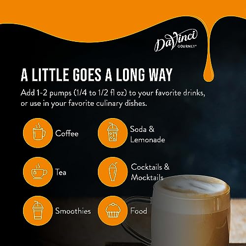 DaVinci Gourmet Classic Caramel Syrup, 25.4 Fluid Ounce Pack of 1