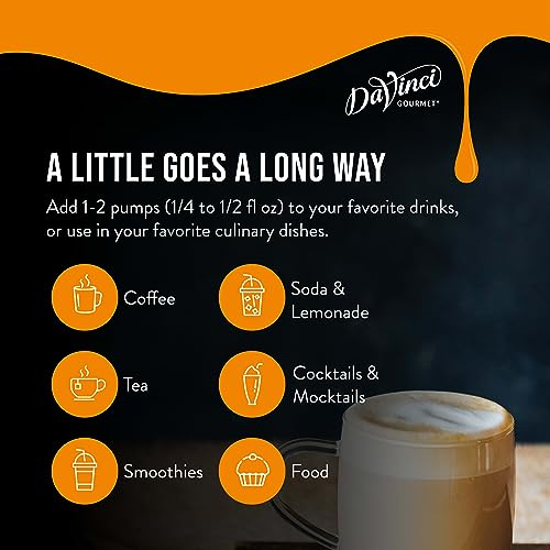 DaVinci Gourmet Classic Caramel Syrup, 25.4 Fluid Ounce Pack of 1