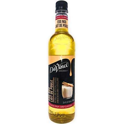 Davinci Gourmet Classic Egg Nog Syrup, 750 Ml Plastic Bottle