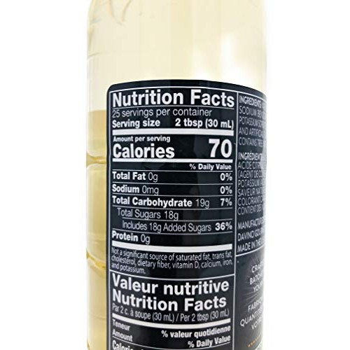 Davinci Gourmet Classic Macadamia Nut Syrup, 750 Ml Plastic Bottle