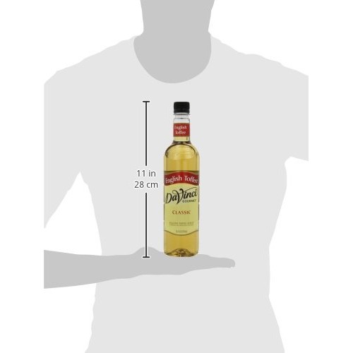 Davinci Gourmet Classic Syrup, English Toffee, 25.4 Ounce Pack