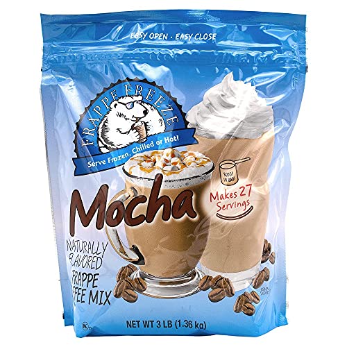 DaVinci Gourmet Frappe Freeze Frappe Coffee Mix, Mocha, 3 Lb Bag...
