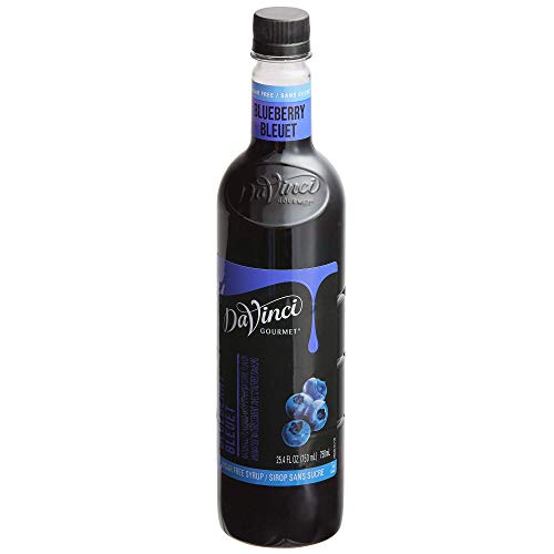 Davinci Gourmet Sugar Free Blueberry Syrup, 750 Ml Plastic Bottle