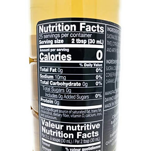 Davinci Gourmet Sugar Free English Toffee, 750 Ml Plastic Bottle