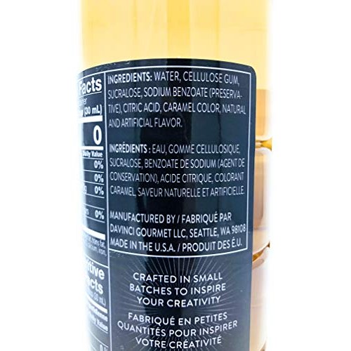 Davinci Gourmet Sugar Free English Toffee, 750 Ml Plastic Bottle