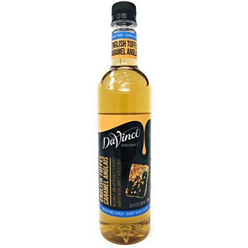 Davinci Gourmet Sugar Free English Toffee, 750 Ml Plastic Bottle