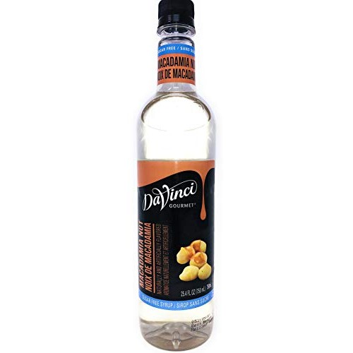 Davinci Gourmet Sugar Free Macadamia Nut Syrup, 750 Ml Plastic B