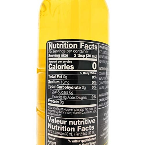 Davinci Gourmet Sugar Free Pineapple Syrup, 750 Ml Plastic Bottle