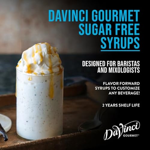DaVinci Gourmet Sugar-Free Vanilla Syrup, 25.4 Fluid Ounce Pack...