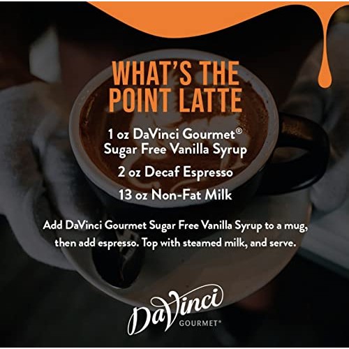 DaVinci Gourmet Sugar-Free Vanilla Syrup, 25.4 Fluid Ounce Pack...