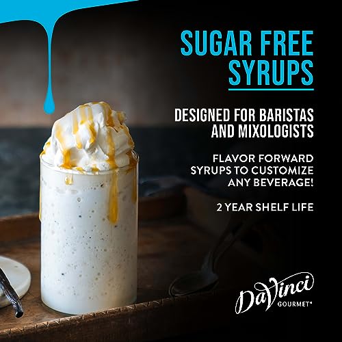 DaVinci Gourmet Sugar-Free Vanilla Syrup, 25.4 Fluid Ounce Pack...