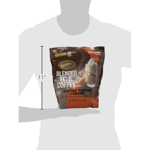 Frappe Freeze Coffee Toffee Blended Drink Mix, 2.75 Pounds